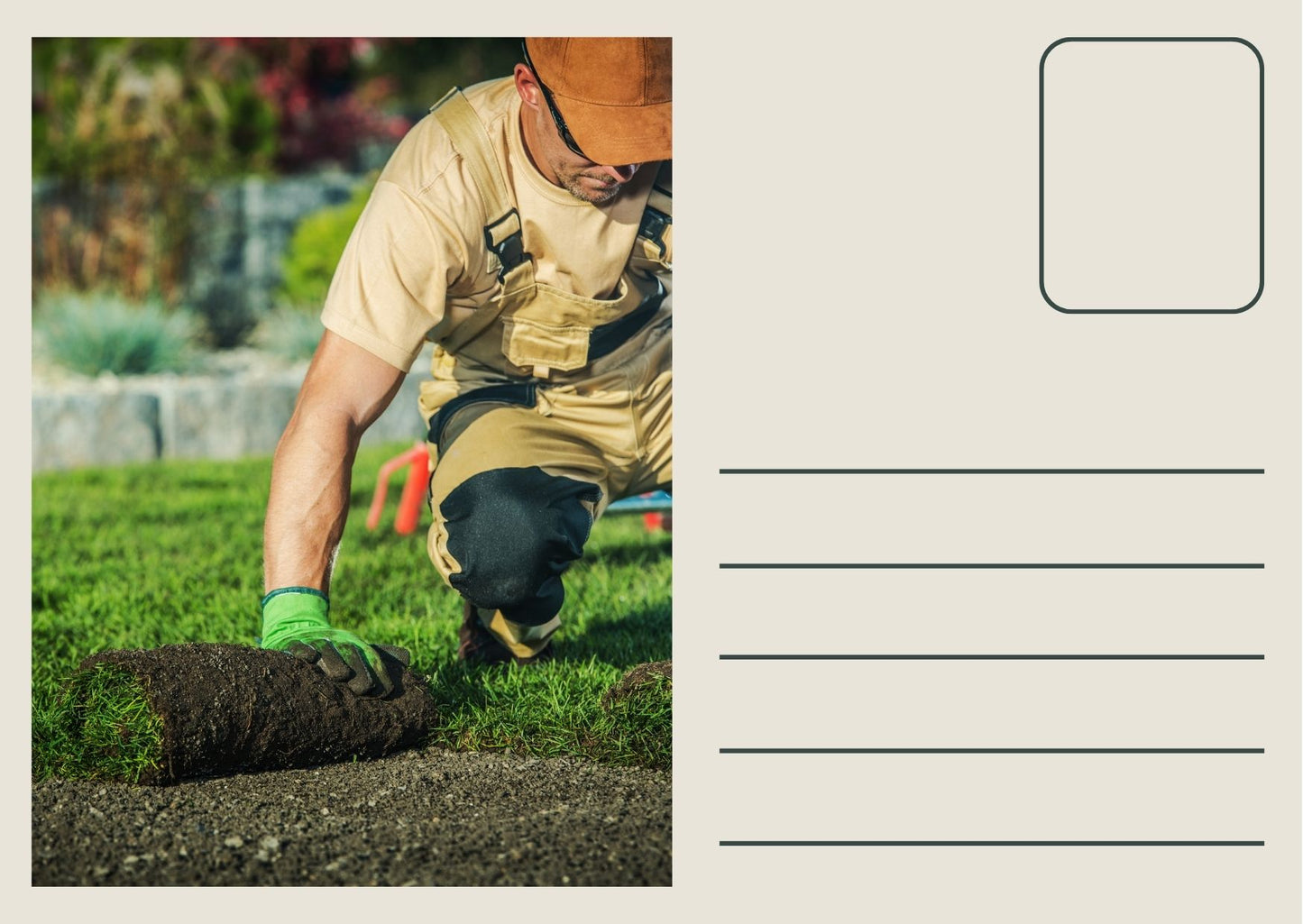 Custom Direct Mail Postcards for Gardening and Landscaping | Target New Home Buyers